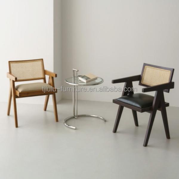 Specific Dining Chair Design Home Furniture Rattan Chair with Mail Packing and Upholstered Solid Wood