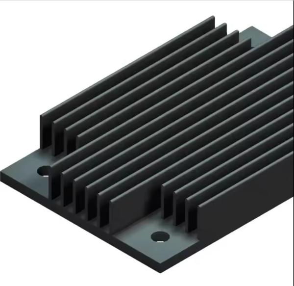 Anodized Aluminium CNC Machined Heat Sinks Extrusion Decoiling OEM