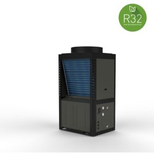 Wotech 65Kw R32 DC Инвертор Электрический бассейн тепловой насос 18m3/h-24m3/h Поток воды