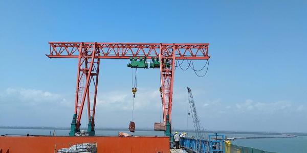 40t Fast lifting Truss Double Girder Gantry Crane for Precast yard European standard