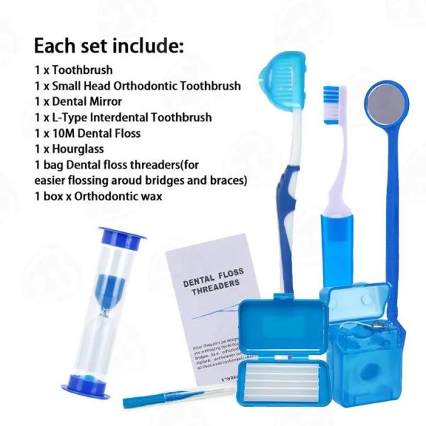 Micro Peppermint Flavor Dental Floss Interdental Brush Teeth Stick Class II Instrument with Clean Wire CCC Certified