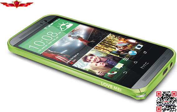 Hot Selling Brand New Hippocampal Buckle Metal Bumper For HTC M8 Multi Color Gift Box Yes