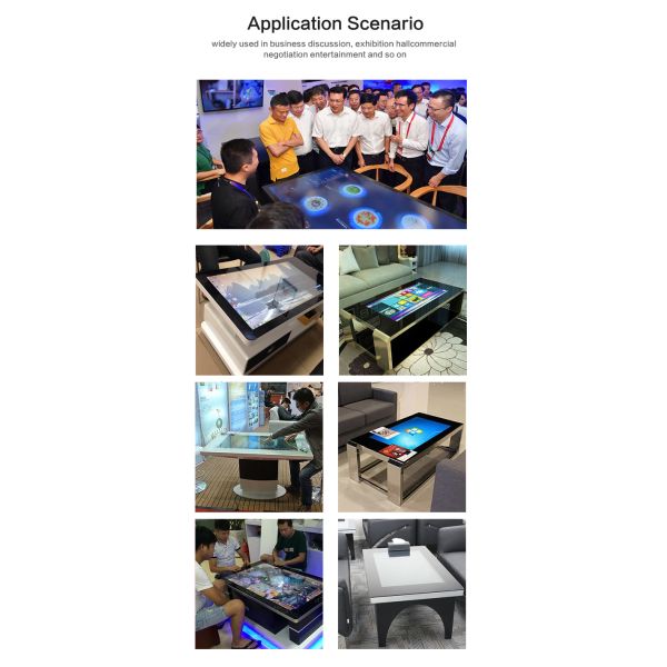 43 inch Android Kids Waterproof Interactive LCD Games Advertising Player Coffee Smart Touch Table