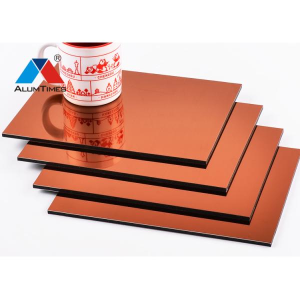 ACP mirror building materials metal decorative wall panels exterior metal panels