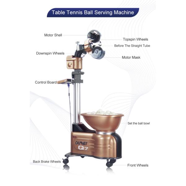 Многофункциональная автоматическая питаясь машина тренировки настольного тенниса