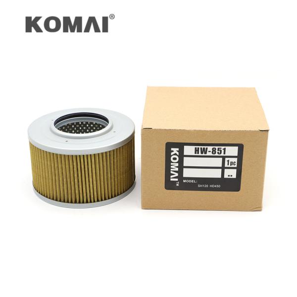 Filtro de óleo MMJ80040 da sução de Kato And Hitachi Excavators Hydraulic SH60127 H2714 4125320
