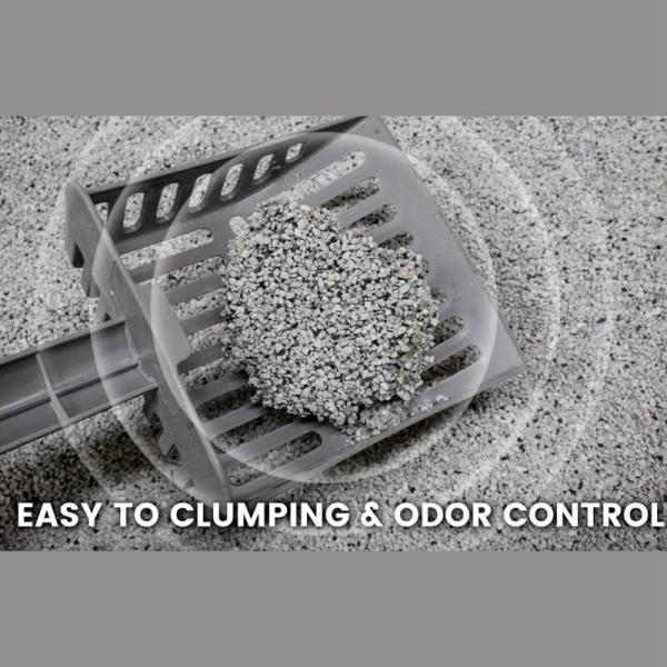 Crushed Strong Clumping Ore Litter 100 Percent Dust Free Cat Litter