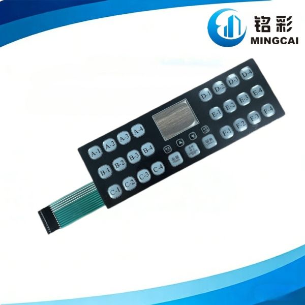 Custom Tactile Dome Membrane Switch Overlays with Waterproof and Dustproof Function and 1,000,000 Press Lifespan