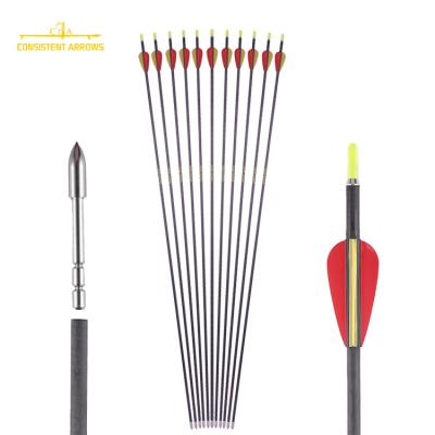 Factory Target Arrows .165(4mm) Straightness. 001-.003 Diameter Spine 400/450/500/550/600/700