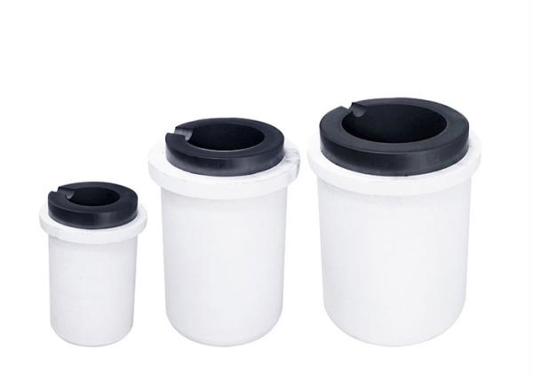 1200C Furnace Graphite Crucible For Aluminium Gold Melting 70MPa Compressive Strength