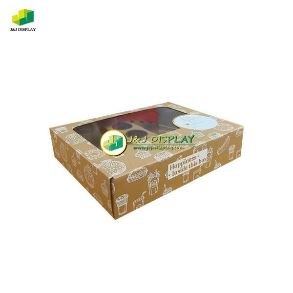 Digital Printed Kraft Color Box Matt Cake Kraft Color Box Multi Functional Custom Display Boxes Cardboard