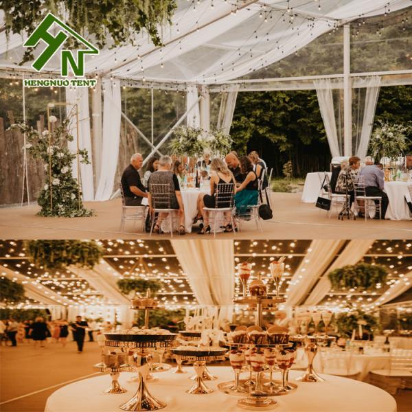 10x20m 800 People PVC Fabric Clear Wedding Marquee Tent CE SGS Certification
