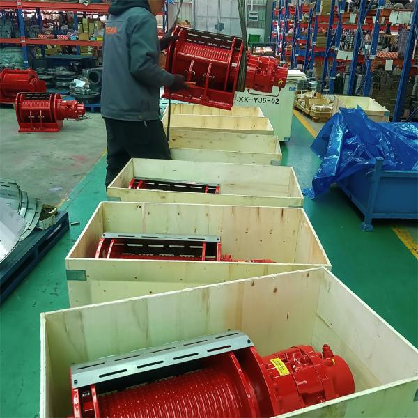 Rope Type Steel Wire Rope 5 Ton Hydraulic Electric Winch for Shipyard Construction