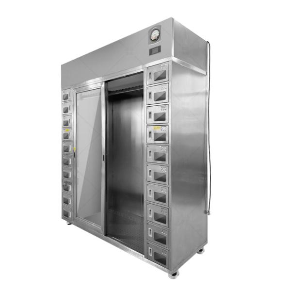 Cleanroom Storage Cabinet with HEPA Filtration and Dual-Zone Storage for ISO/GMP Compliance