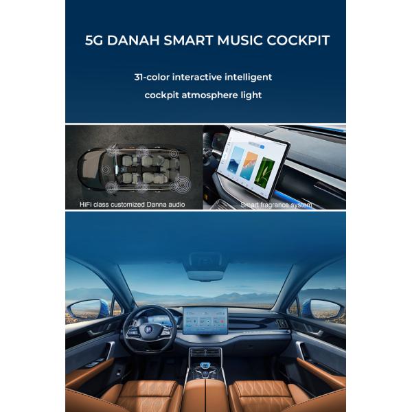 12.8' Touch Screen BYD EV Car BYD Tang DM-P 215KM Hybrid 4wd