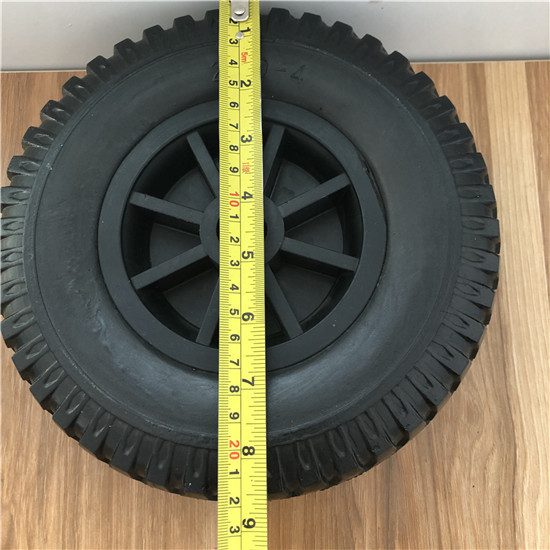 2.50-4 PU Foam Wheel Plastic Rim Hand Truck Wheel For Wheelbarrow Trolley