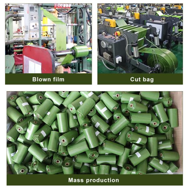 HDPE D2W Rolls Degradable Biodegradable сумки кормы собаки материальный