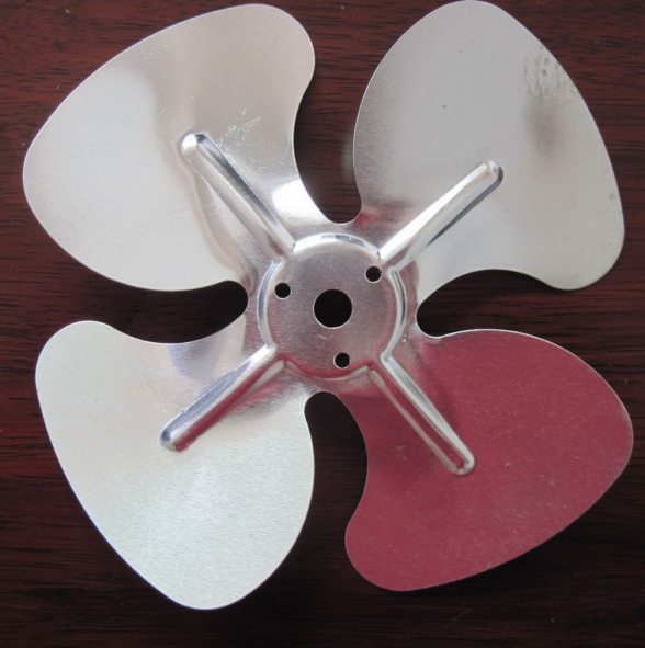 Assemblage de moteur personnalisé, lame de ventilateur en aluminium à aile d'air