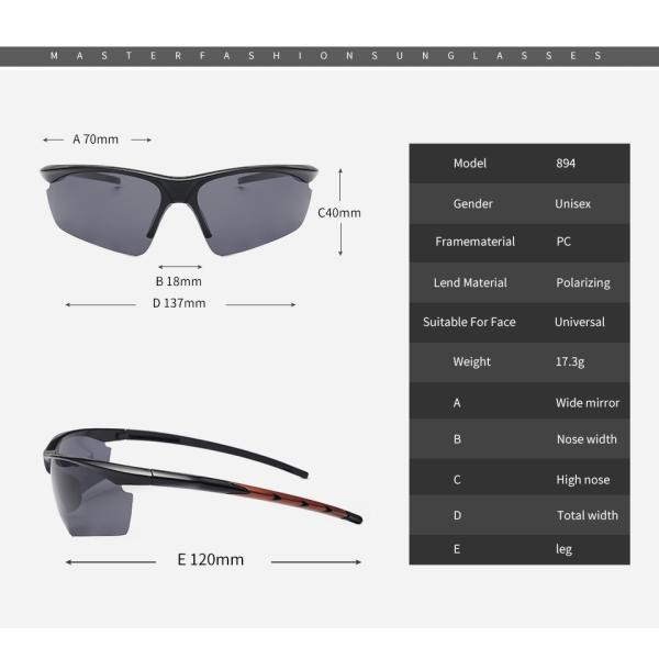 Irregular Lens Athletic Eye Glasses Light Weight BSCI Optical Cycling Glasses