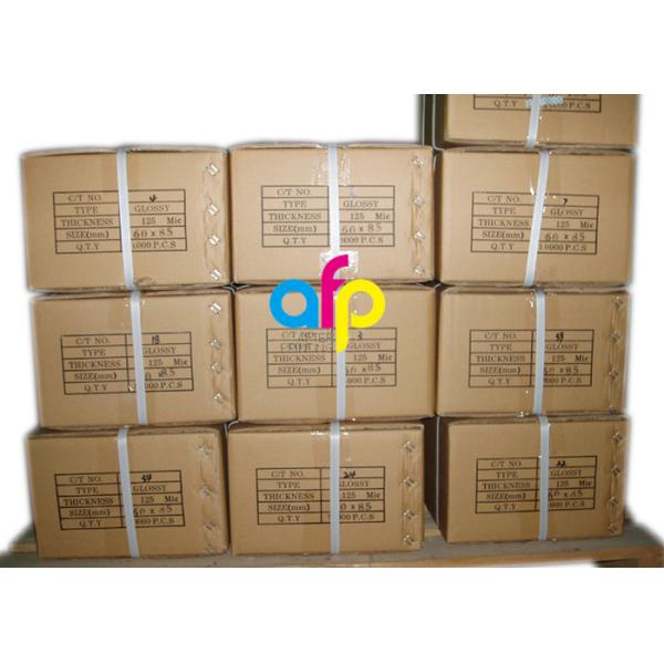 125 Micron A4 Size Laminating Sheets , PET Glossy / Matt Laminating Pouches