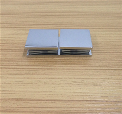 Glass clamps DL220,  Material Zinc alloy type,  Satin or Mirror, double type