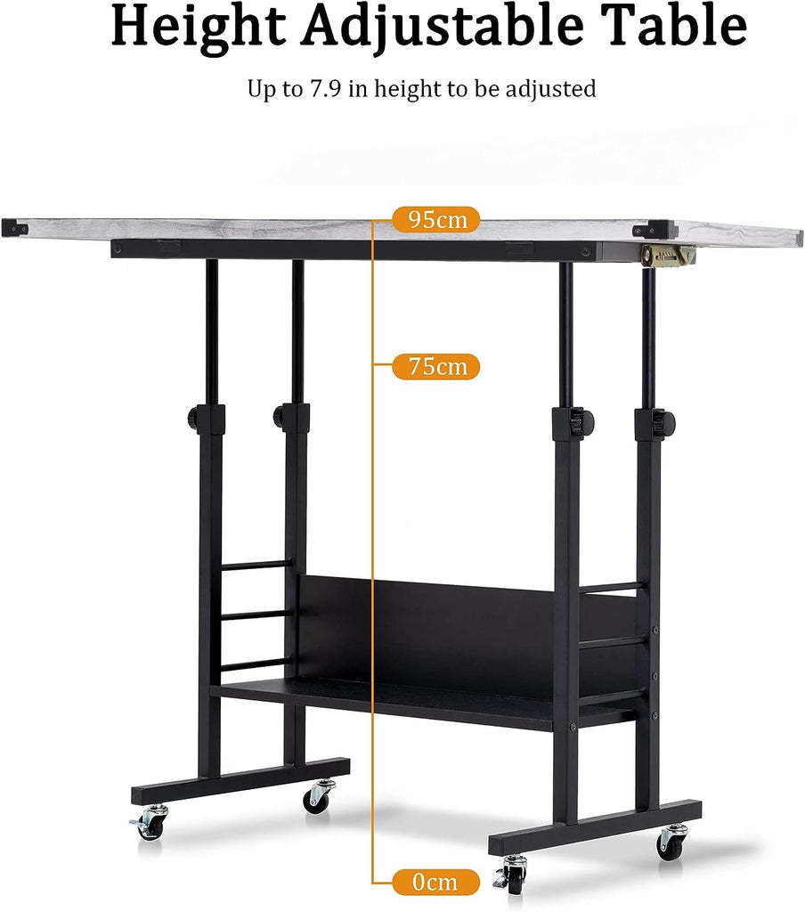 Jigsaw Puzzle Play AJUNION 1500 Piece Table with Adjustable Height and Educational Toy
