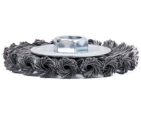 4Inch Wire Wheel Brush Twist Knotted Carbon Steel For Grinder