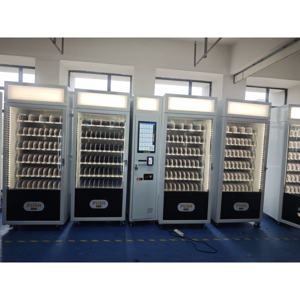 Commercial Snack and Drink Vending Machine With Top Light Box for Retail Stores