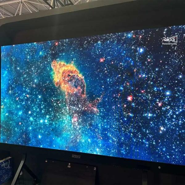 REISS UHD Pitch Indoor 4k 8k LED Display Screen Front Loading Panel System 600mm X 337.5 mm Cabinets
