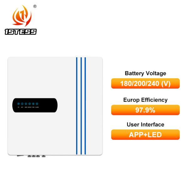 Inversor solar híbrido de 10 kW Inversor solar trifásico de 200 V 6 kW 8 kW 5 kW Inversor híbrido