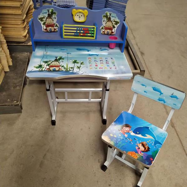 Library Childrens Drawing Table And Chair Kids Activity Residential Bedroom