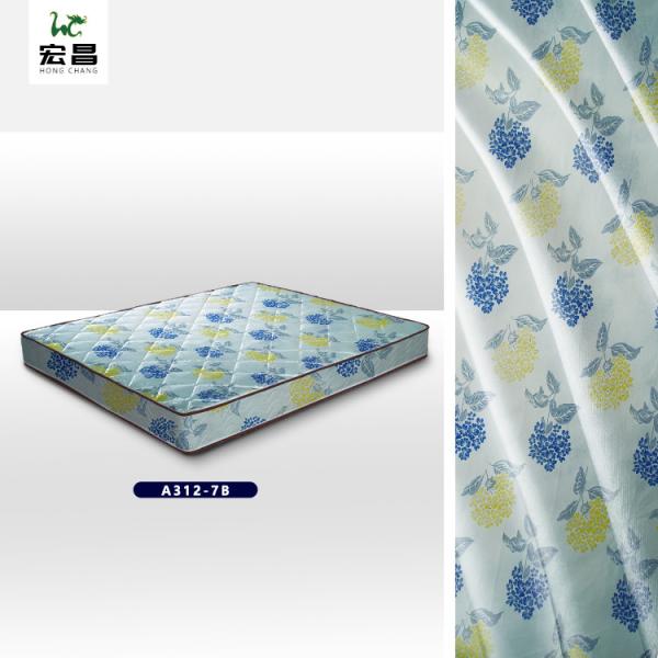 tampa de colchão da tela do jacquard do Spandex 60-80gsm