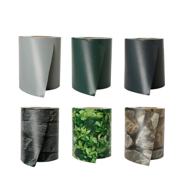 PVC Strip Screen Fence Tape 19cm*35m 20 Clips Plastic Customized 600 Rolls Freely