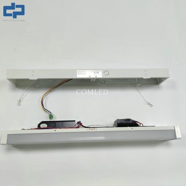 Robust and Durable 4FT LED Batten Light with Emergency Battery IP20 IK10 industrial luminaires