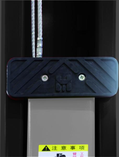 220V 380V Two Post Floor Plate Lift 110mm - 1850mm Height Manual Release