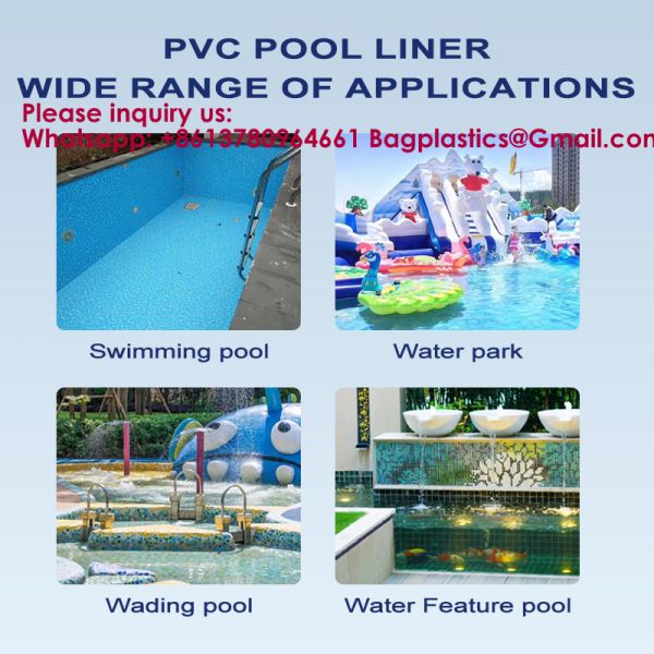 Variety Of Popular PVC Mosaic Colors For Pool Foil Liner Membrane Wall Mounted Portable Pool Surface Skimmer Small Dog Pool PVC Swimming Pool Liner 1.0mm 1.5mm Pond Liner Membrane Price for Swimming