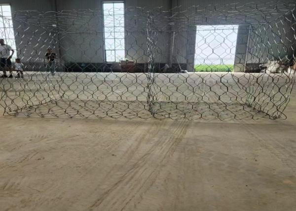 2m revêtement en zinc Gi Gabion Boîte 7x9cm trou de maille