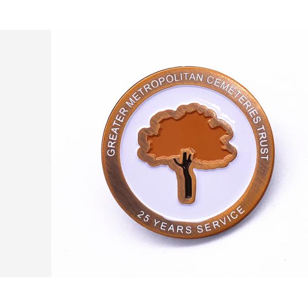 Латунь штырей отворотом эмали округлой формы трудные/сплав цинка/материал утюга