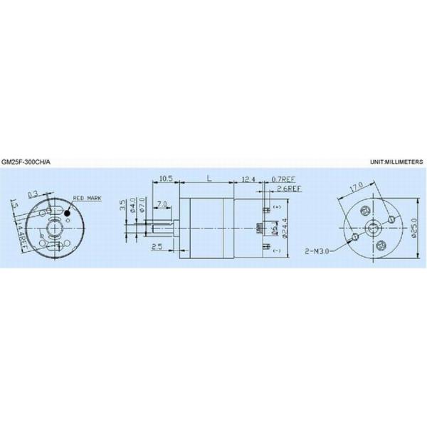 Малошумная машина кофе юркнет мотор шестерни с 0,1 - выход 10.0В