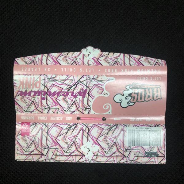 Custom Smoking Rolling Paper Cigarette Natural Arabic Gum Smoking Paper