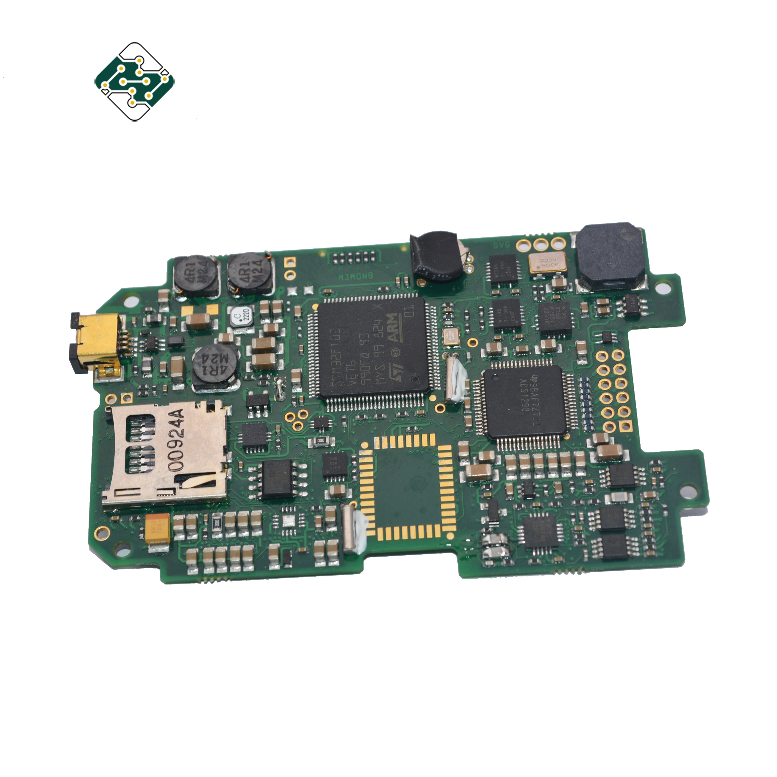 Двойное, который встали на сторону золото погружения сборки кабеля PCB для сообщений