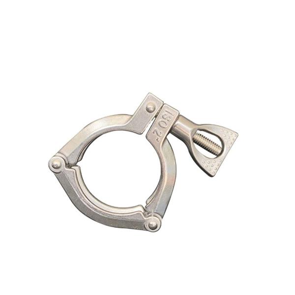 WENZHE Ss304 316L Stainless Steel 3Pc Pipe Quick Tri Clamp Three Piece Clamp Ferrul Clamp