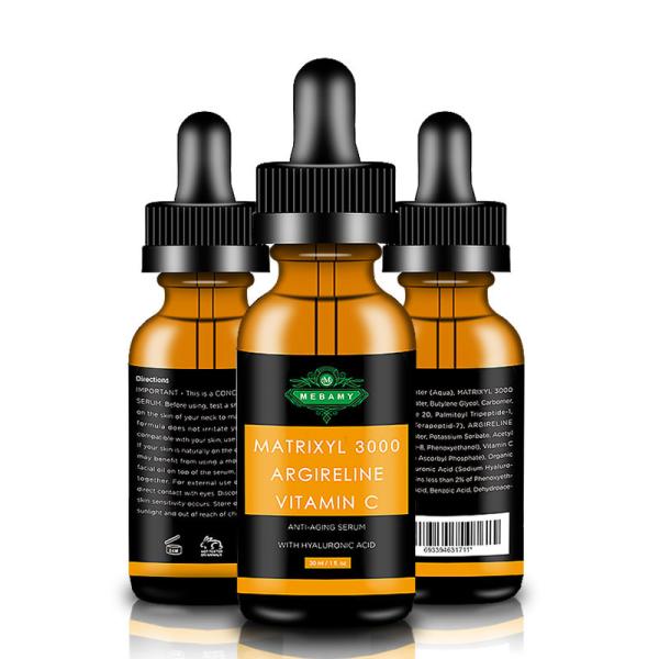 Private Label Natural Face Care Whitening Anti-Aging Vitamin C Serum