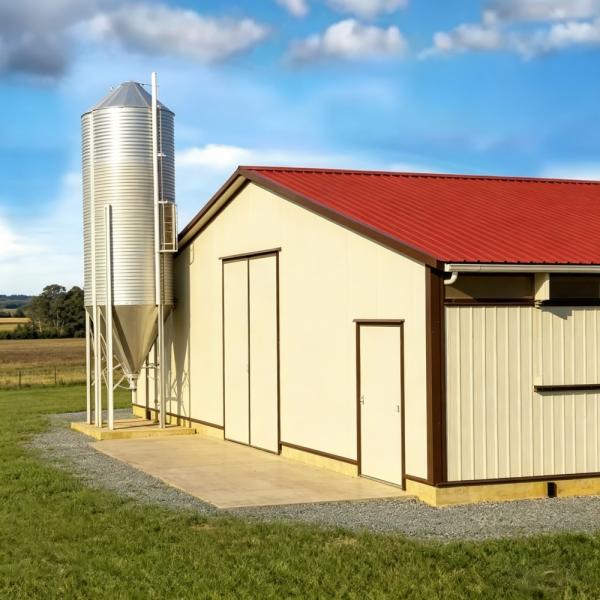 Hot-Dip Galvanized Steel Chicken House Cost-effective Solution for Quick Poultry Farm Construction