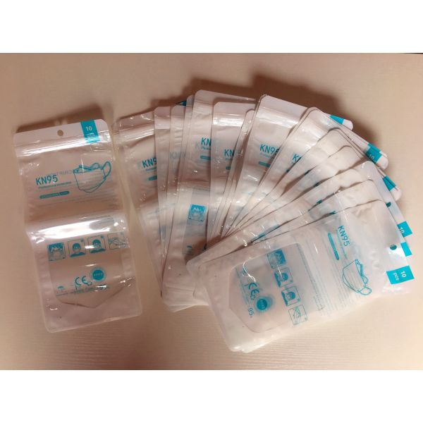 Disposable Gravure Printing CPP Plastic Zipper Pouch Ziplock Mask Packaging Bags