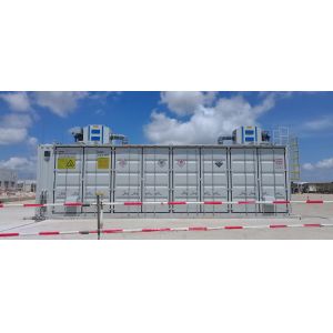 CE Certified Fire Rated Lithium Battery Storage Container sealed construction