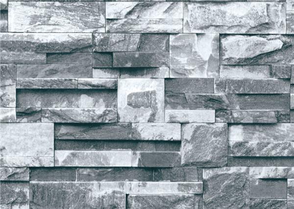 New Chinese Style 3D Brick Effect Wallpaper Living Room Wall Covering 0.53*10M