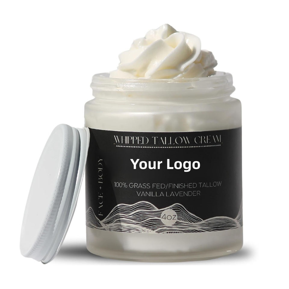 OEM ODM Beauty Organic Skincare Products Whipped Cow Fat Moisturizing Cream Moisturizing Cream Fragrance Brand Skincare Cosmetics