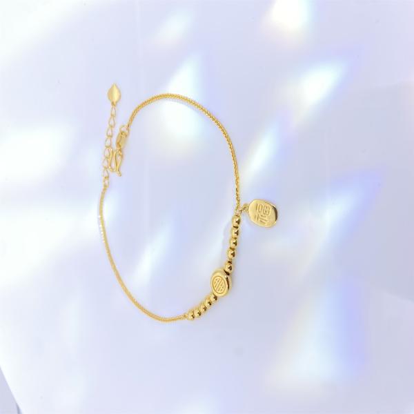 Exquisite Customized Rose Gold Diamond Heart Bracelet
