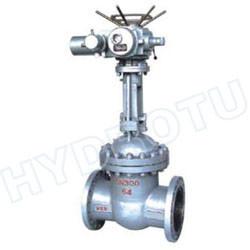 Válvula de porta flangeada manual/elétrica 0.25-6.4Mpa para o equipamento das energias hidráulicas